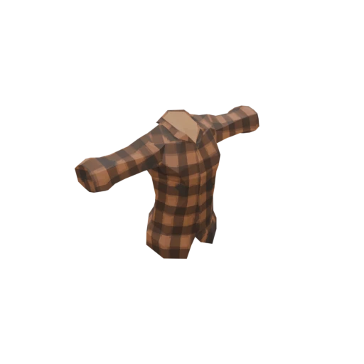 Orange Plaid Shirt