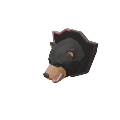 Bear Head Mount