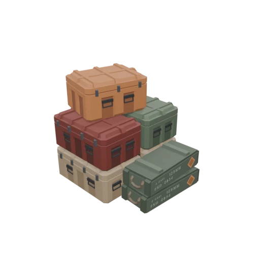 Military Supply Crates